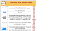 Desktop Screenshot of payrollcolorado.net